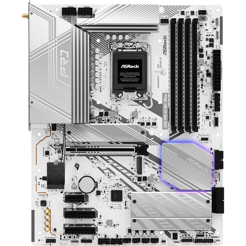 Mainboard ASRock Z890 Pro RS WiFi White