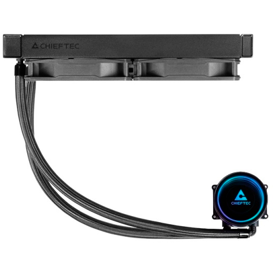 Flüssigkeitskühlsystem Chieftec Iceberg 240 Dark - CLC-240-BLK - Foto 2