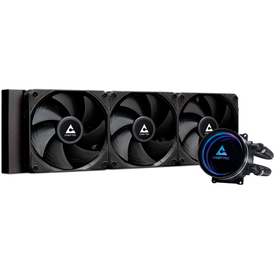 Wasser(kühlung)ssystem Chieftec Iceberg 360 Dark - CLC-360-BLK