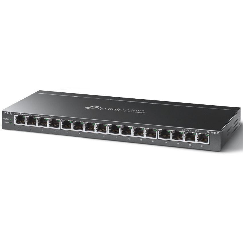 Switch (Netzwerkswitch) TP-Link TL-SG116P - Foto 2