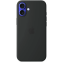 Gehäuse Apple iPhone 16 Plus Silicone Case with MagSafe Black (MYY93) - MYY93ZM/A