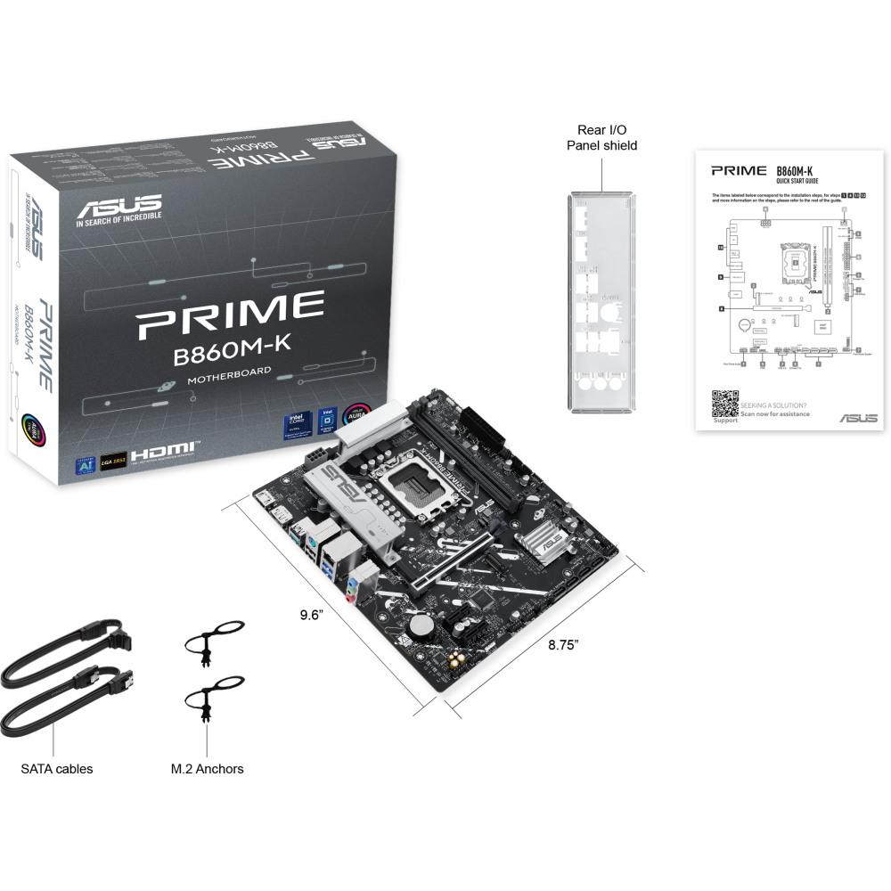 Mainboard ASUS PRIME B860M-K - Foto 5