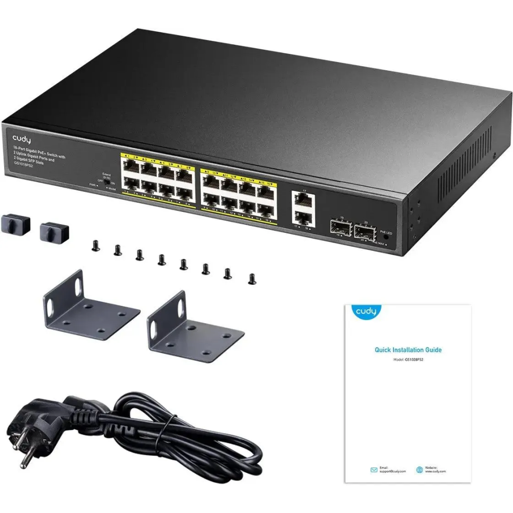 Switch Cudy GS1018PS2 - Foto 4