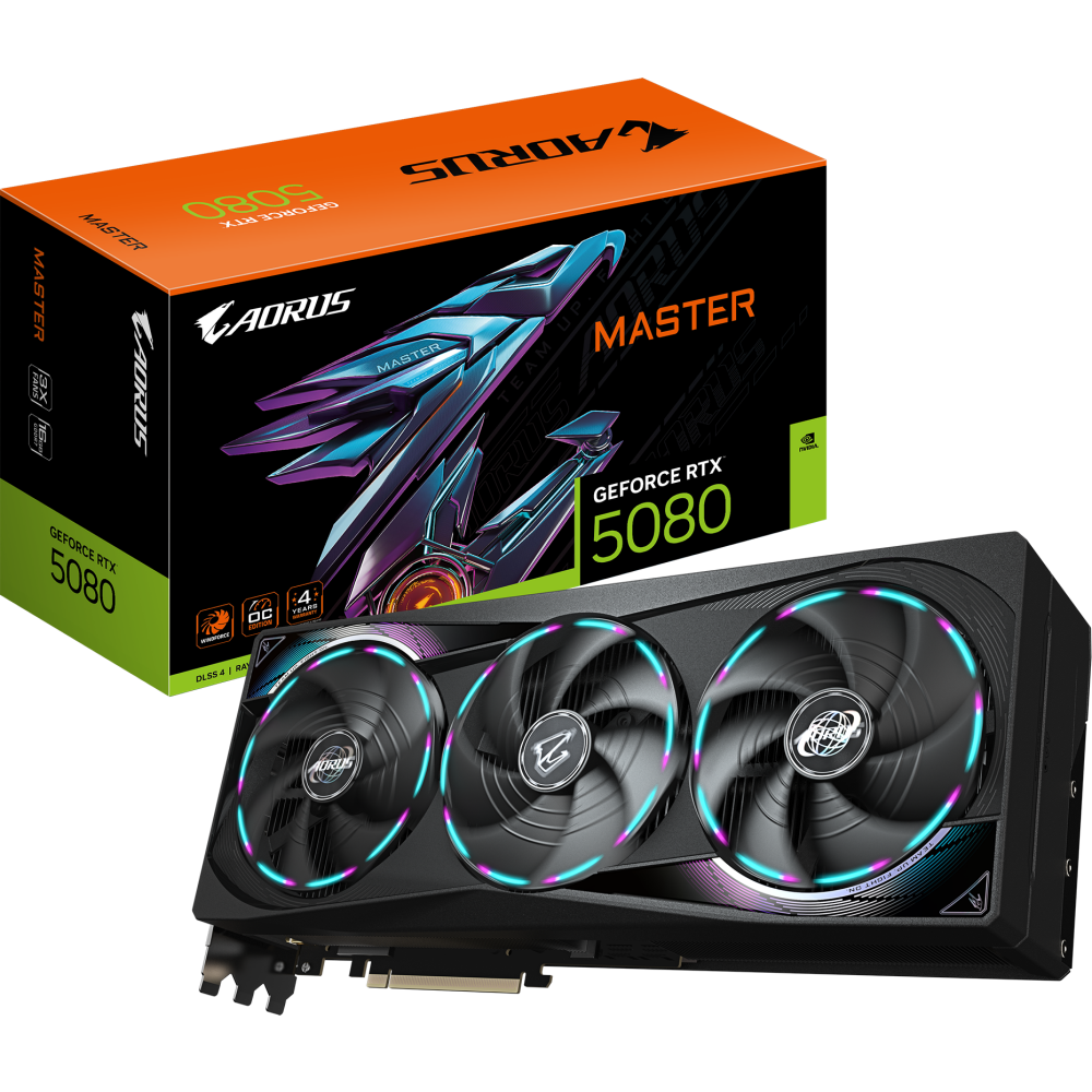 Grafikkarte NVIDIA GeForce RTX 5080 Gigabyte AORUS MASTER OC 16GB (GV-N5080AORUS M-16GD) - Foto 10