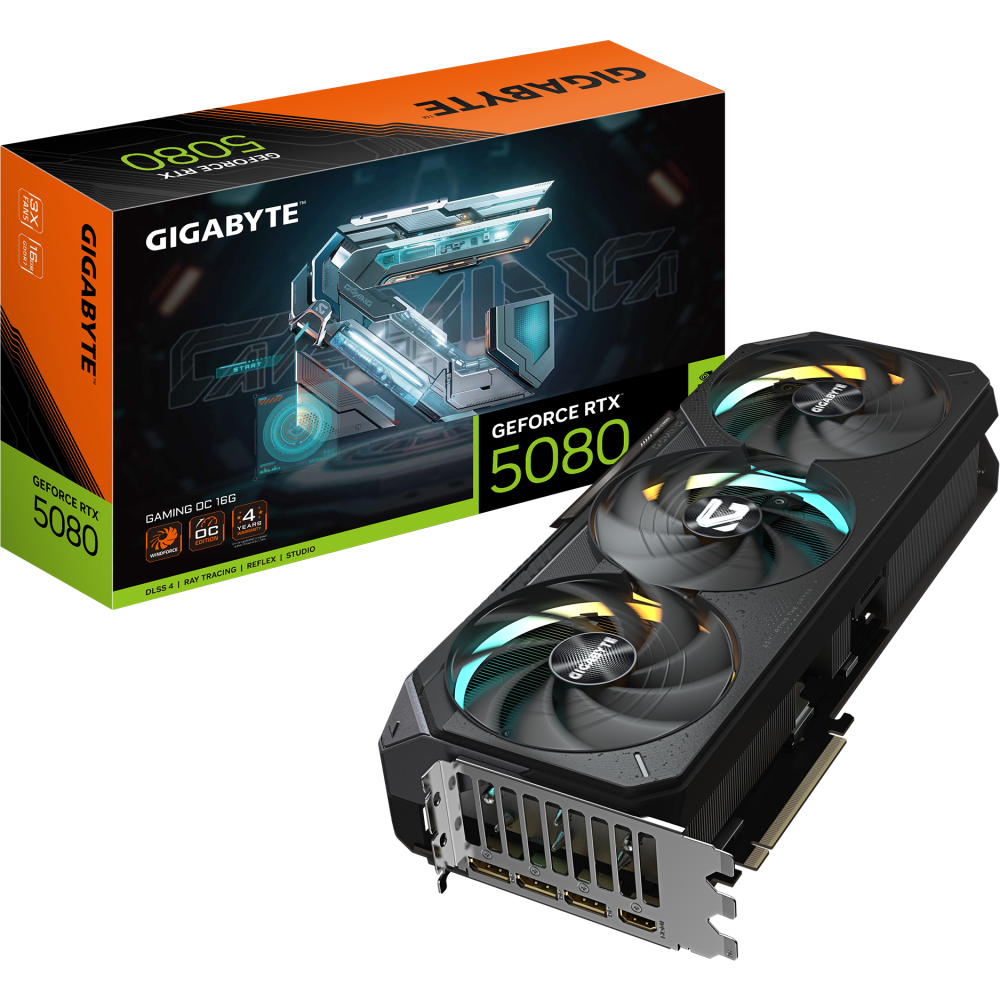 Grafikkarte NVIDIA GeForce RTX 5080 Gigabyte GAMING OC 16GB (GV-N5080GAMING OC-16GD) - Foto 10