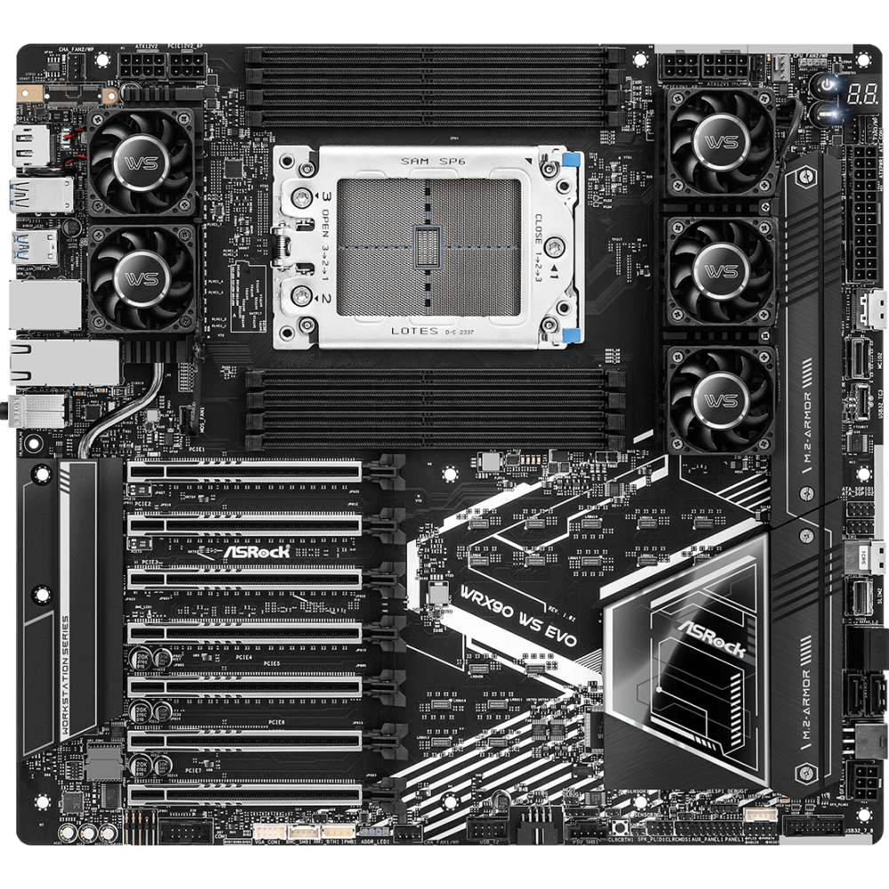 Server-Motherboard ASRock WRX90 WS EVO