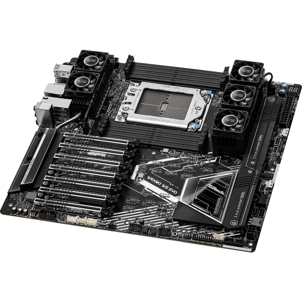 Server-Motherboard ASRock WRX90 WS EVO - Foto 3