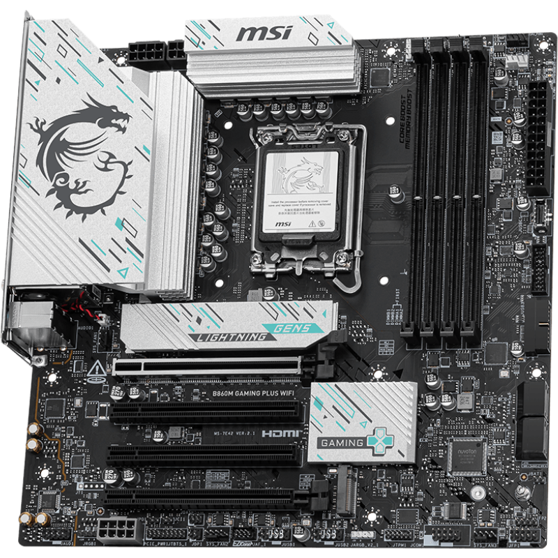 Mainboard MSI B860M GAMING PLUS WIFI - Foto 2