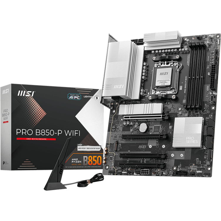 Mainboard MSI PRO B850-P WIFI - Foto 5