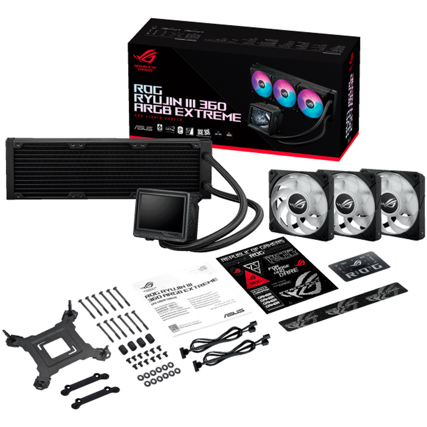 Kühlsystem für Flüssigkeitskühlung ASUS ROG RYUJIN III 360 ARGB EXTREME - 90RC0131-M0EAY0 - Foto 12