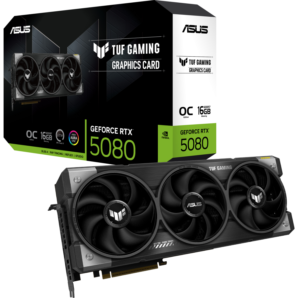 Grafikkarte NVIDIA GeForce RTX 5080 ASUS TUF Gaming OC 16GB (TUF-RTX5080-O16G-GAMING) - Foto 12