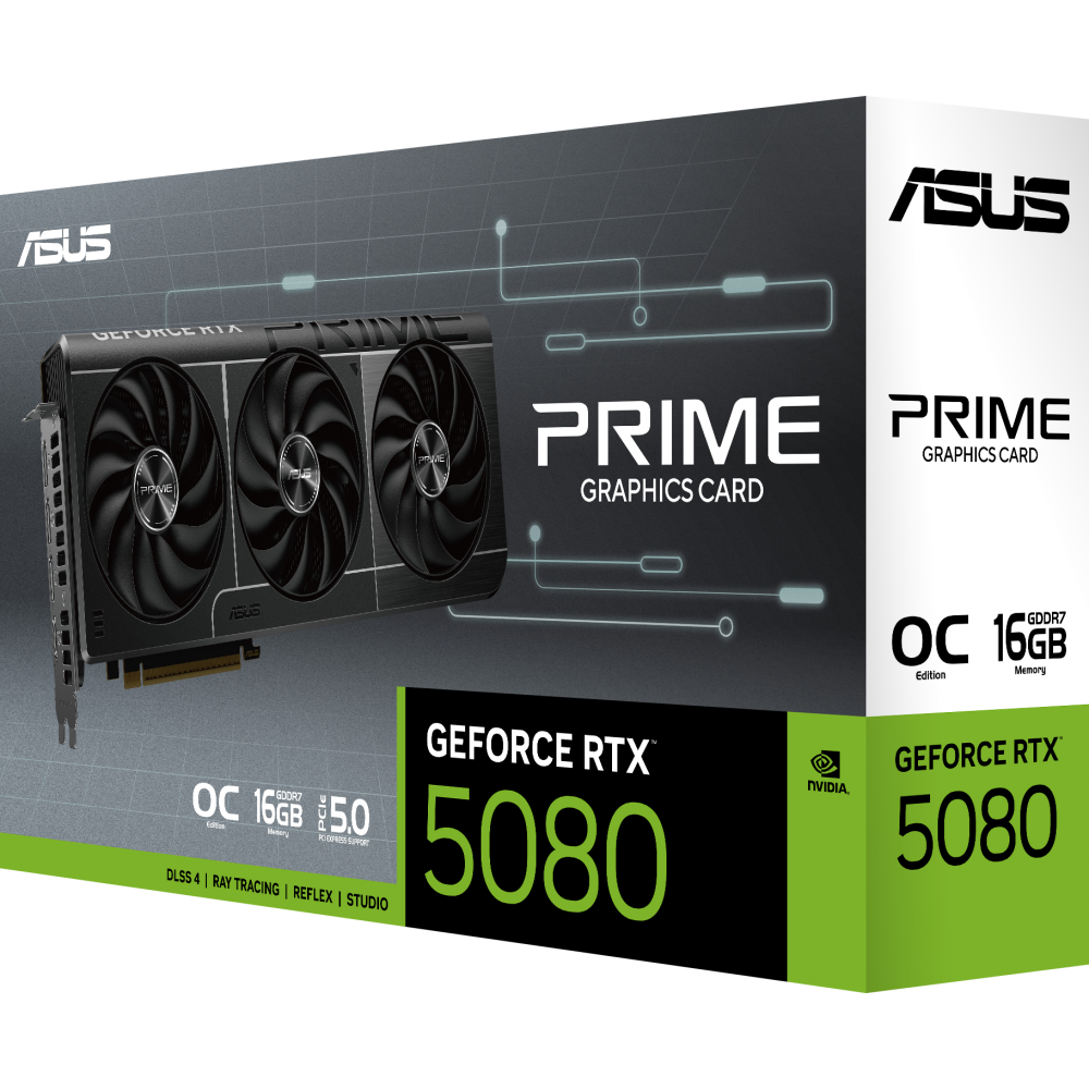 Grafikkarte NVIDIA GeForce RTX 5080 ASUS PRIME OC 16GB (PRIME-RTX5080-O16G) - Foto 13