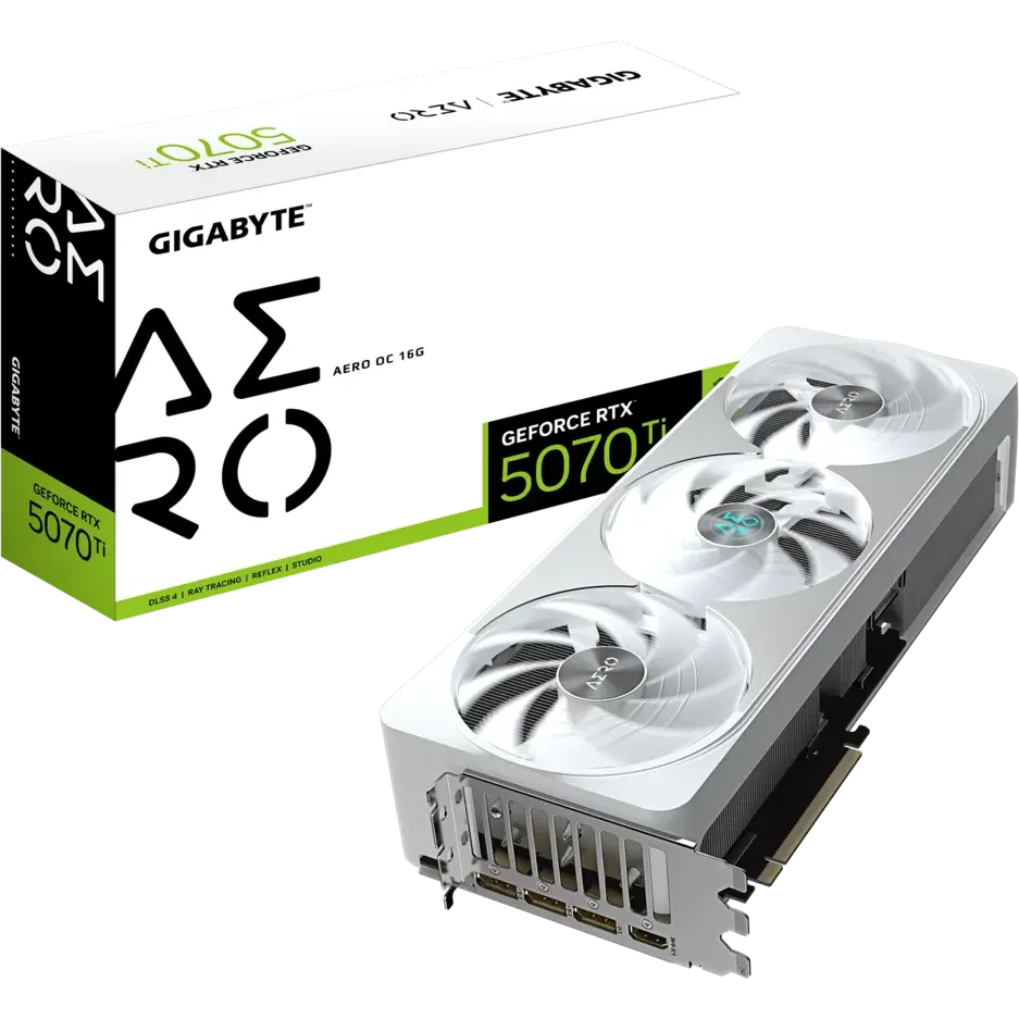 Grafikkarte NVIDIA GeForce RTX 5070 Ti Gigabyte AERO OC 16GB (GV-N507TAERO OC-16GD) - Foto 10