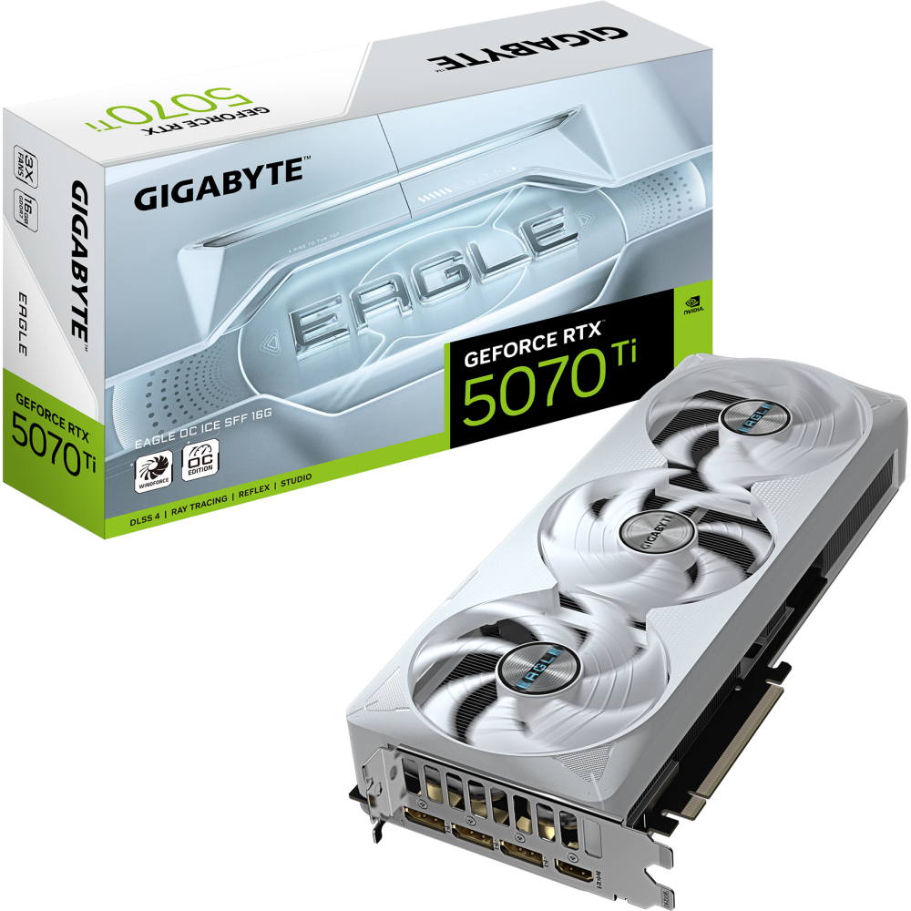 Grafikkarte NVIDIA GeForce RTX 5070 Ti Gigabyte EAGLE OC ICE SFF 16GB (GV-N507TEAGLEOC ICE-16GD) - Foto 10