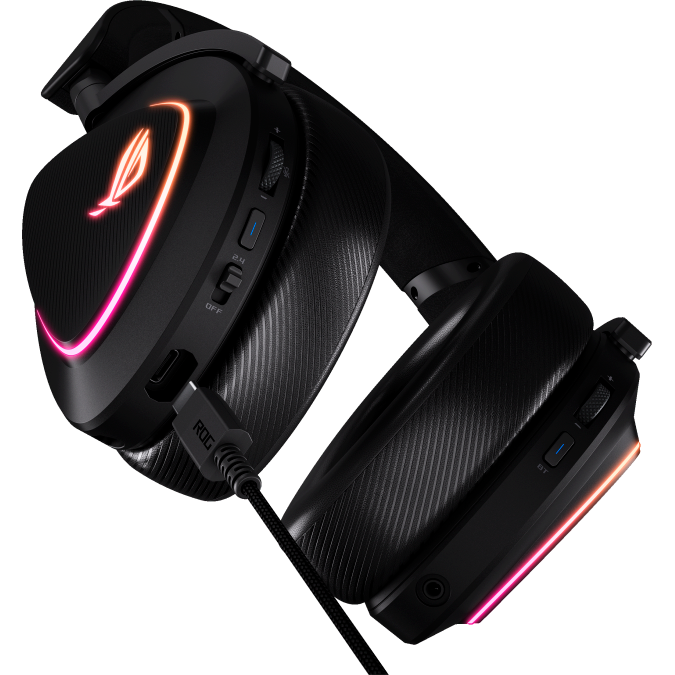 Kopfhörer-Set ASUS ROG Delta II Black - 90YH03W0-BHUA00 - Foto 5