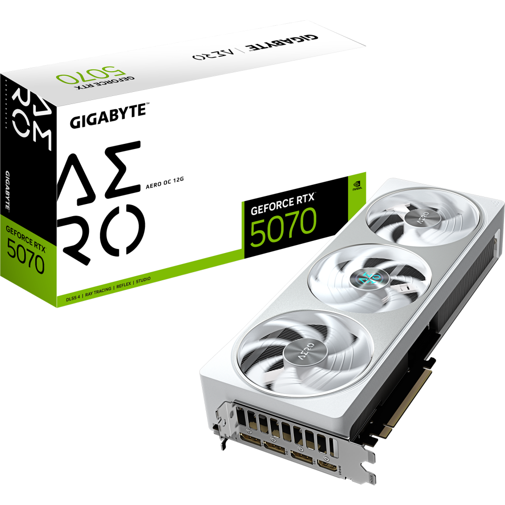 Grafikkarte NVIDIA GeForce RTX 5070 Gigabyte AERO OC 12GB (GV-N5070AERO OC-12GD) - Foto 10