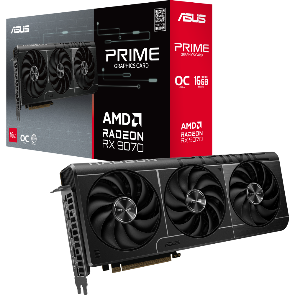 Grafikkarte AMD Radeon RX 9070 ASUS OC 16GB (PRIME-RX9070-O16G) - Foto 10