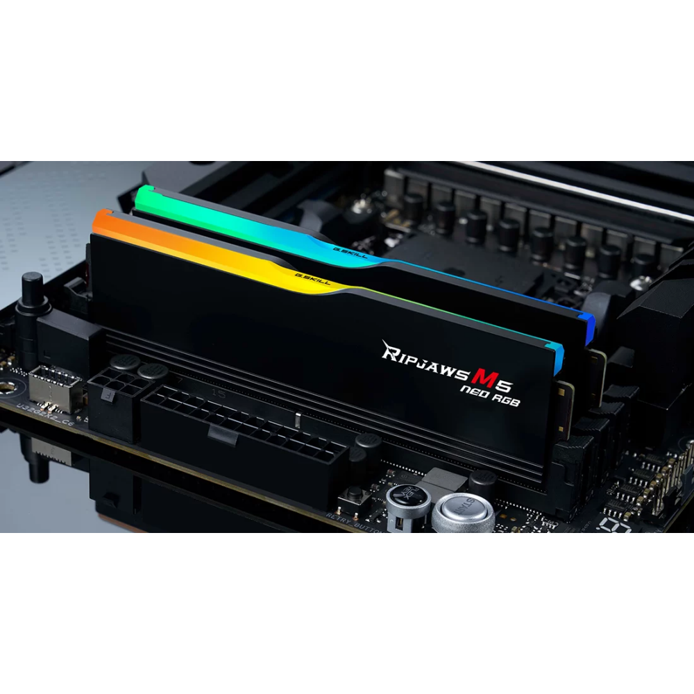 Arbeitsspeicher 32GB DDR5 6000MHz G.Skill Ripjaws M5 Neo RGB (F5-6000J3636F16GX2-RM5NRK) (2x16GB KIT) - Foto 6