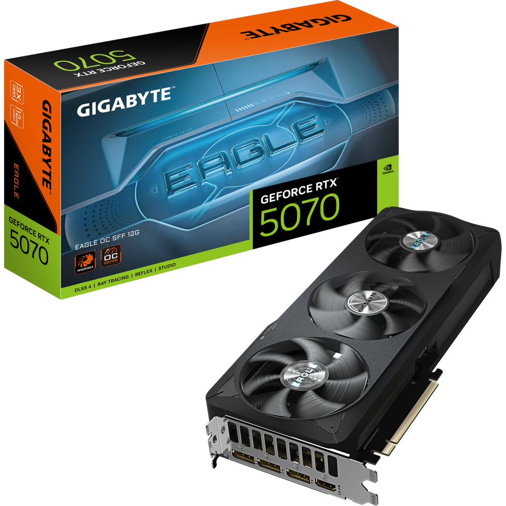 Grafikkarte NVIDIA GeForce RTX 5070 Gigabyte EAGLE OC SFF 12GB (GV-N5070EAGLE OC-12GD) - Foto 10