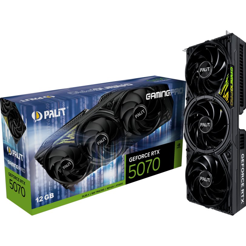 Grafikkarte NVIDIA GeForce RTX 5070 Palit GamingPro 12GB (NE75070019K9-GB2050A) - Foto 9