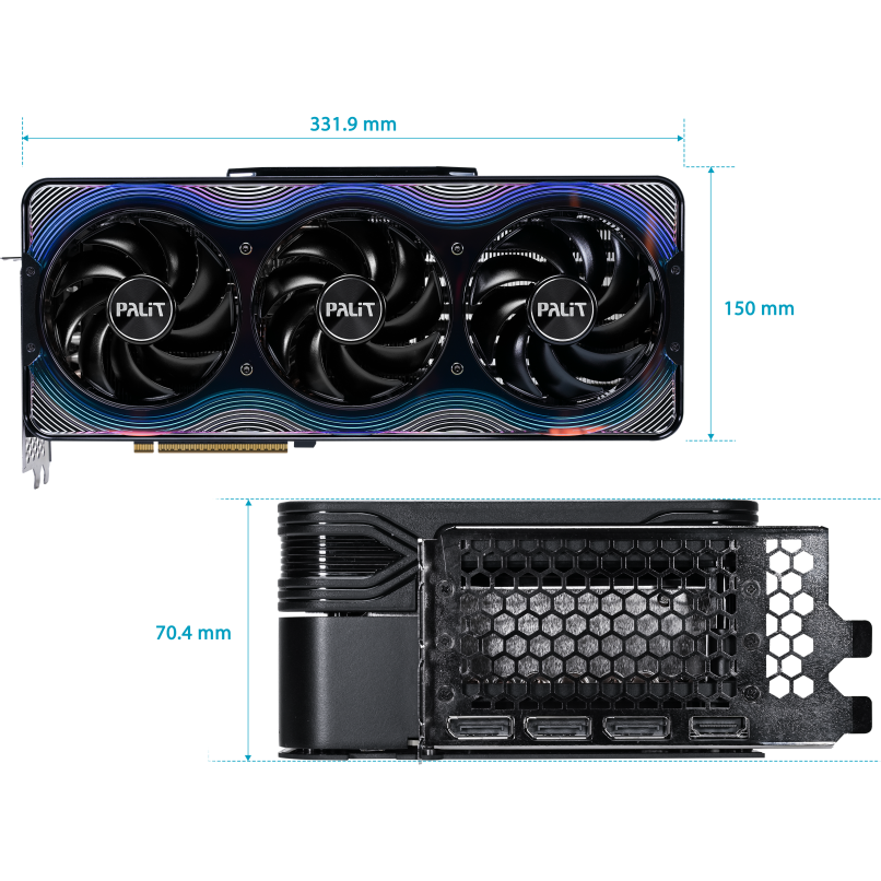 Grafikkarte NVIDIA GeForce RTX 5090 Palit GameRock OC 32GB (NE75090S19R5-GB2020G) - Foto 9