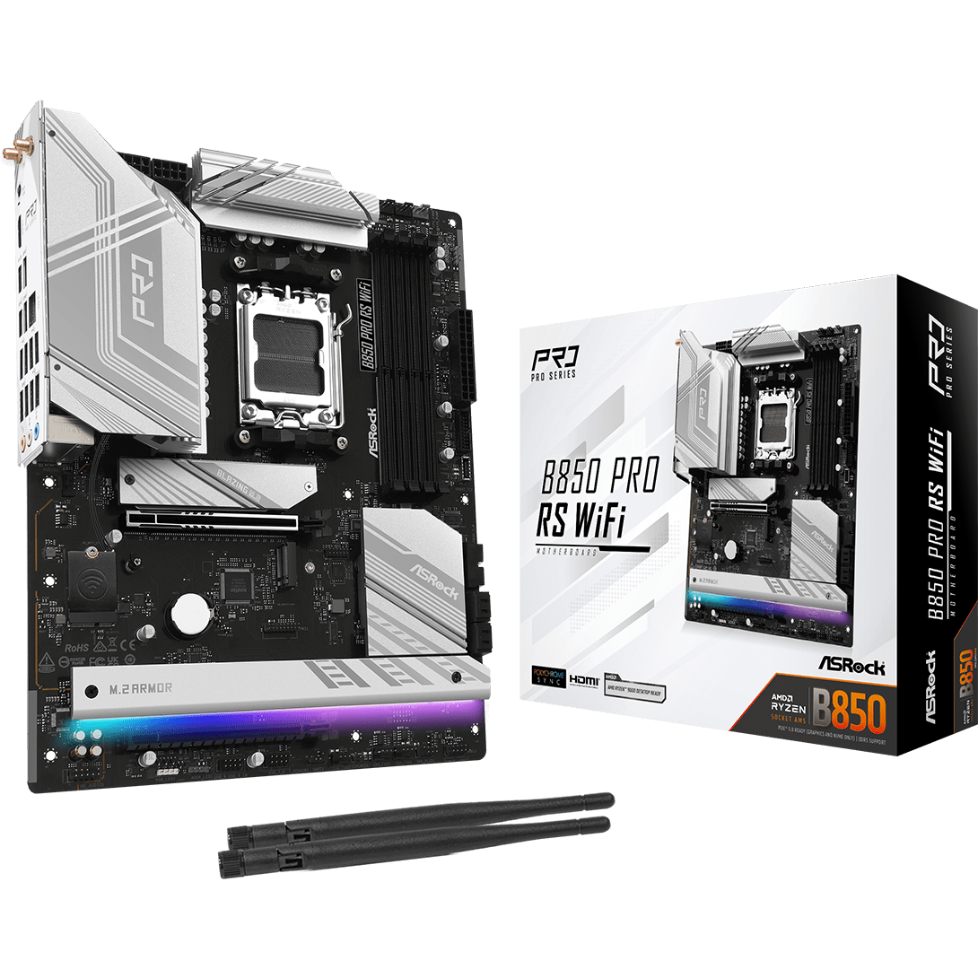 Mainboard ASRock B850 Pro RS WiFi - Foto 5
