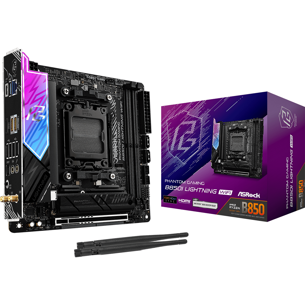 Mainboard ASRock B850I Lightning WiFi - Foto 5