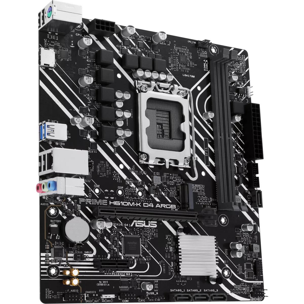 Mainboard ASUS PRIME H610M-K D4 ARGB - Foto 2