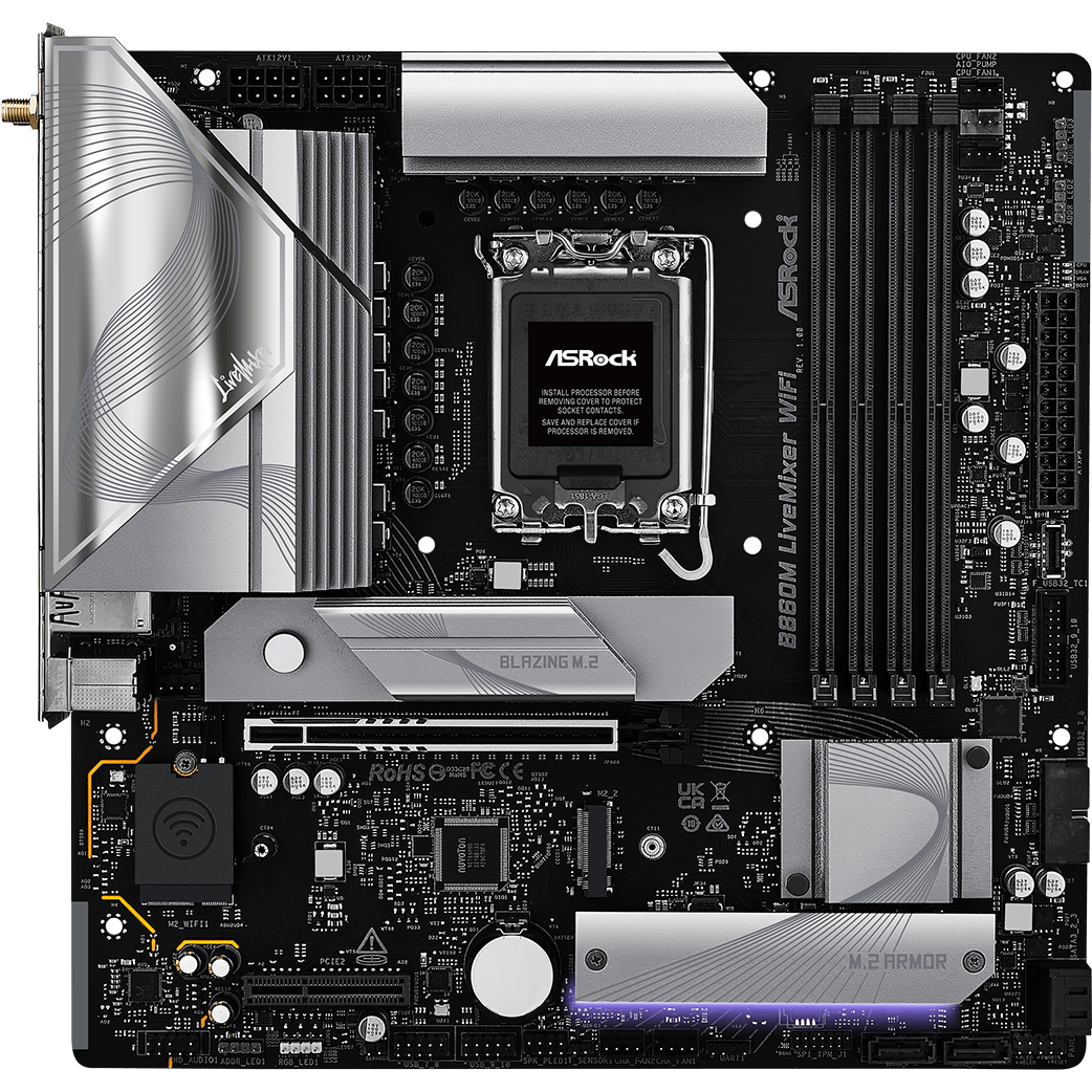Mainboard ASRock B860M LiveMixer WiFi