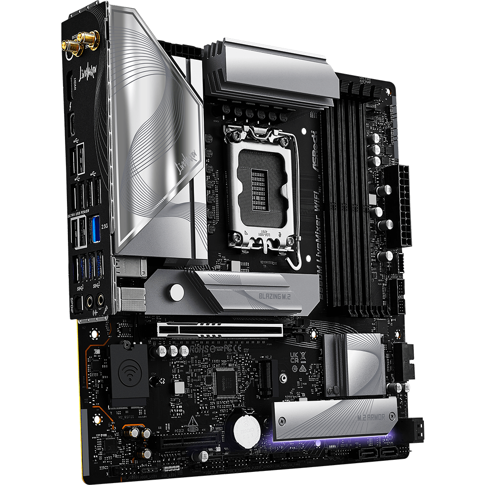 Mainboard ASRock B860M LiveMixer WiFi - Foto 2