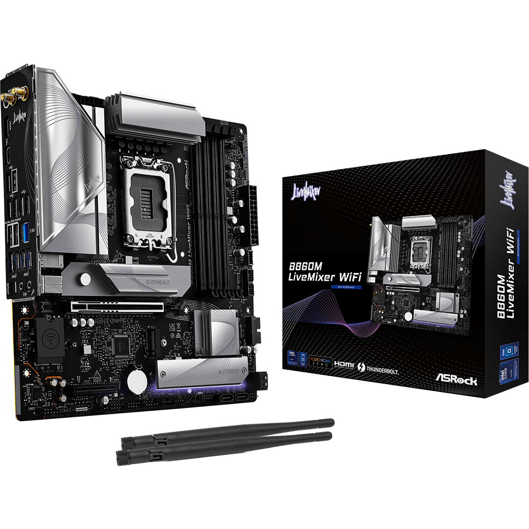 Mainboard ASRock B860M LiveMixer WiFi - Foto 5