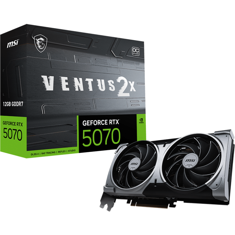 Grafikkarte NVIDIA GeForce RTX 5070 MSI OC 12GB (RTX 5070 12G VENTUS 2X OC) - Foto 6