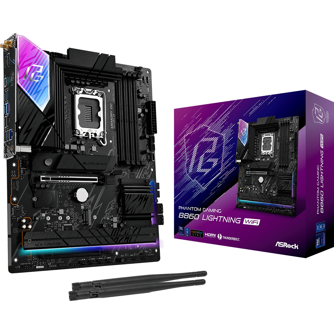 Mainboard ASRock B860 Lightning WiFi - Foto 5