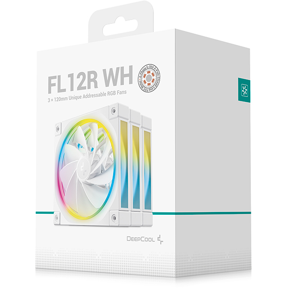 Gehäuselüfter DeepCool FL12R WH (3 pcs) - FL12R WH-3 IN 1 - Foto 7