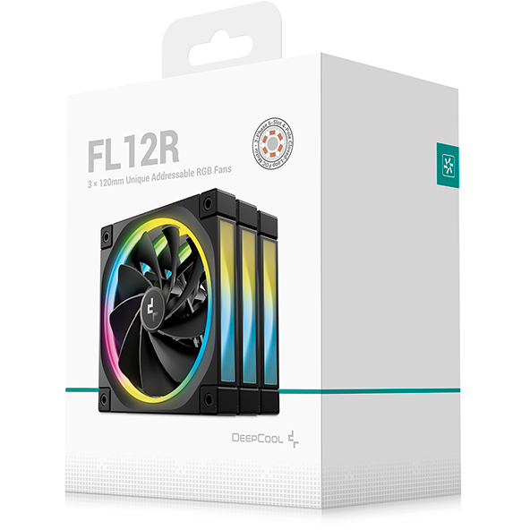 Gehäuselüfter DeepCool FL12R (3 pcs) - FL12R-3 IN 1 - Foto 7