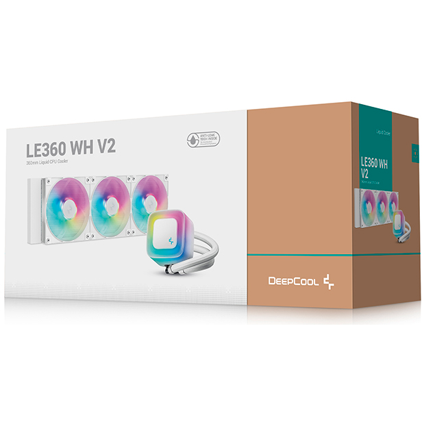 Wasserkühlungssystem DeepCool LE360 WH V2 - R-LE360-WHAMMN-G-2 - Foto 6