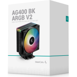 Kühler DeepCool AG400 BK ARGB V2 (R-AG400-BKAMMN-GJD)