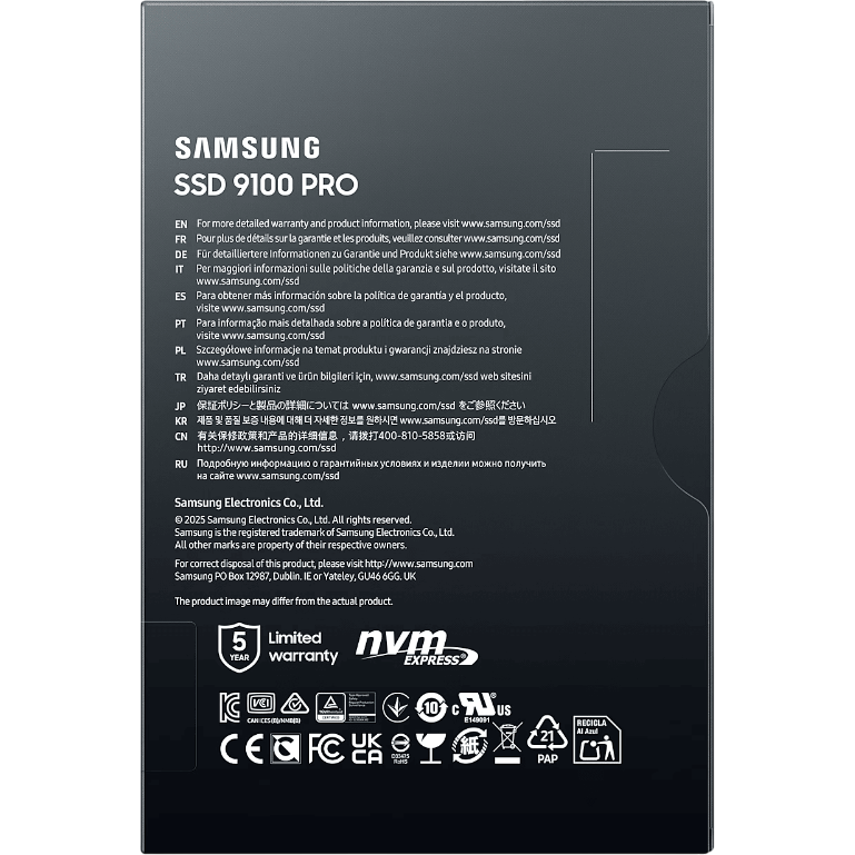 SSD-Speicher 2TB Samsung 9100 PRO (MZ-VAP2T0BW) - Foto 7