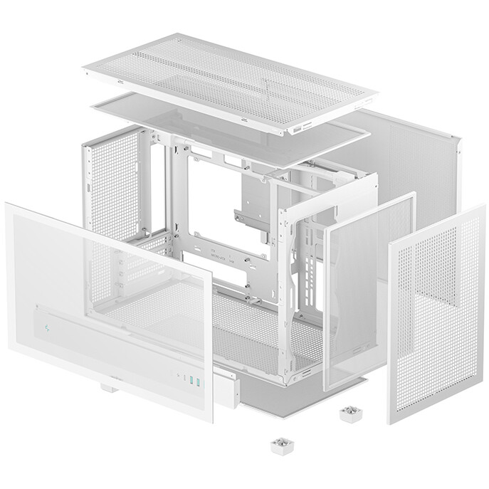Gehäuse DeepCool CH260 White - R-CH260-WHNGM0-G-1 - Foto 10