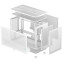 Gehäuse DeepCool CH260 White - R-CH260-WHNGM0-G-1 - Foto 10