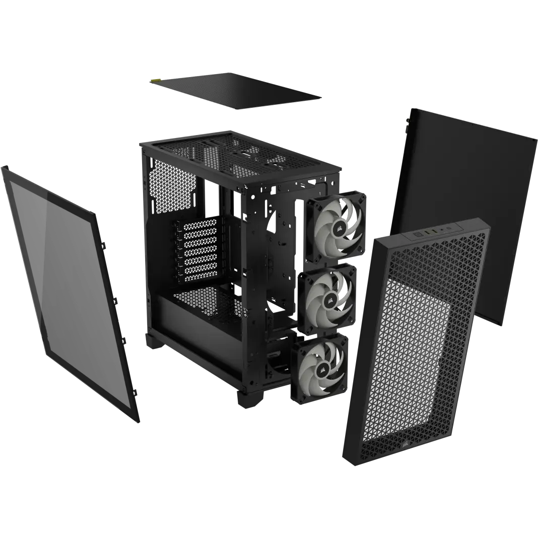 Gehäuse Corsair 3000D RGB Airflow Black (CC-9011255-WW) - Foto 11