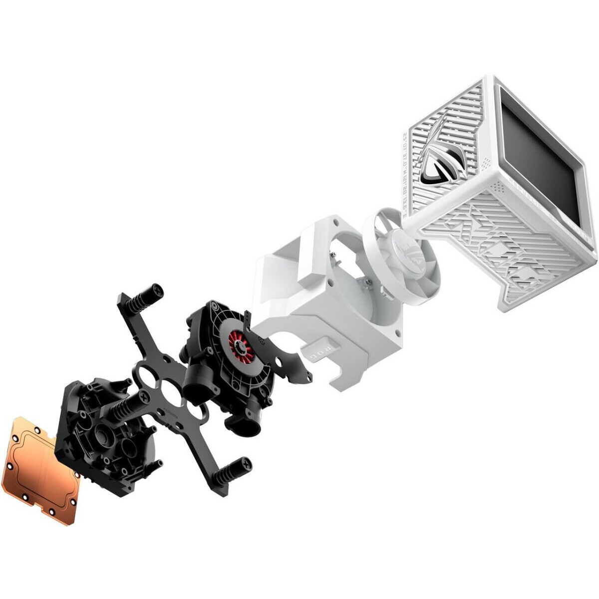 Wassergekühltes Kühlsystem ASUS ROG RYUJIN III 360 ARGB EXTREME White Edition - 90RC0132-M0EAY0 - Foto 11