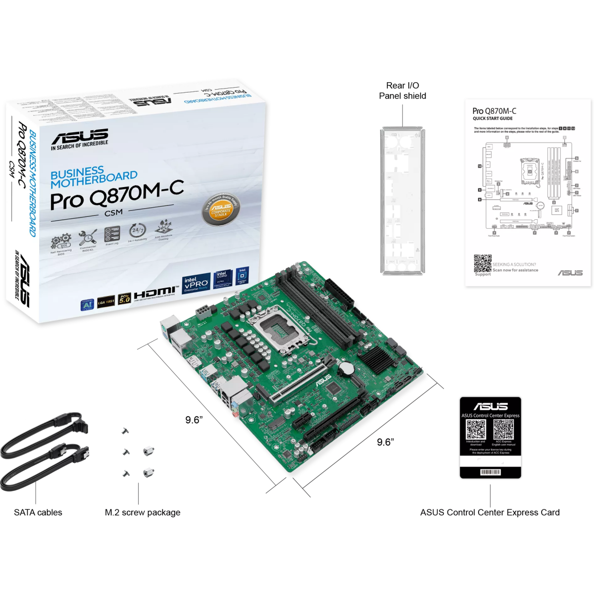 Motherboard ASUS PRO Q870M-C-CSM - Foto 5
