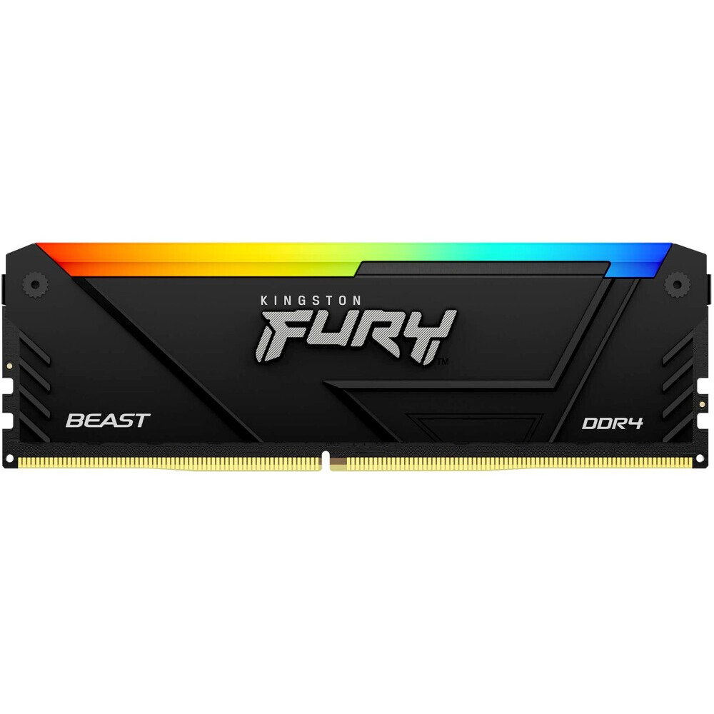 Arbeitsspeicher 16GB DDR4 3200MHz Kingston Fury Beast RGB (KF432C16BB2A/16) - Foto 2