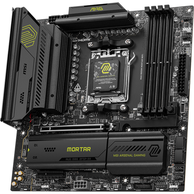 Mainboard MSI MAG B850M MORTAR WIFI - Foto 2
