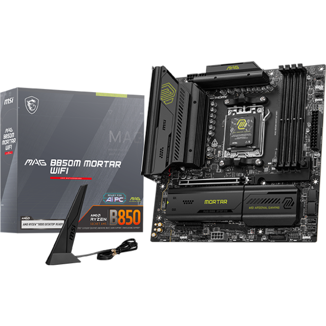 Mainboard MSI MAG B850M MORTAR WIFI - Foto 5