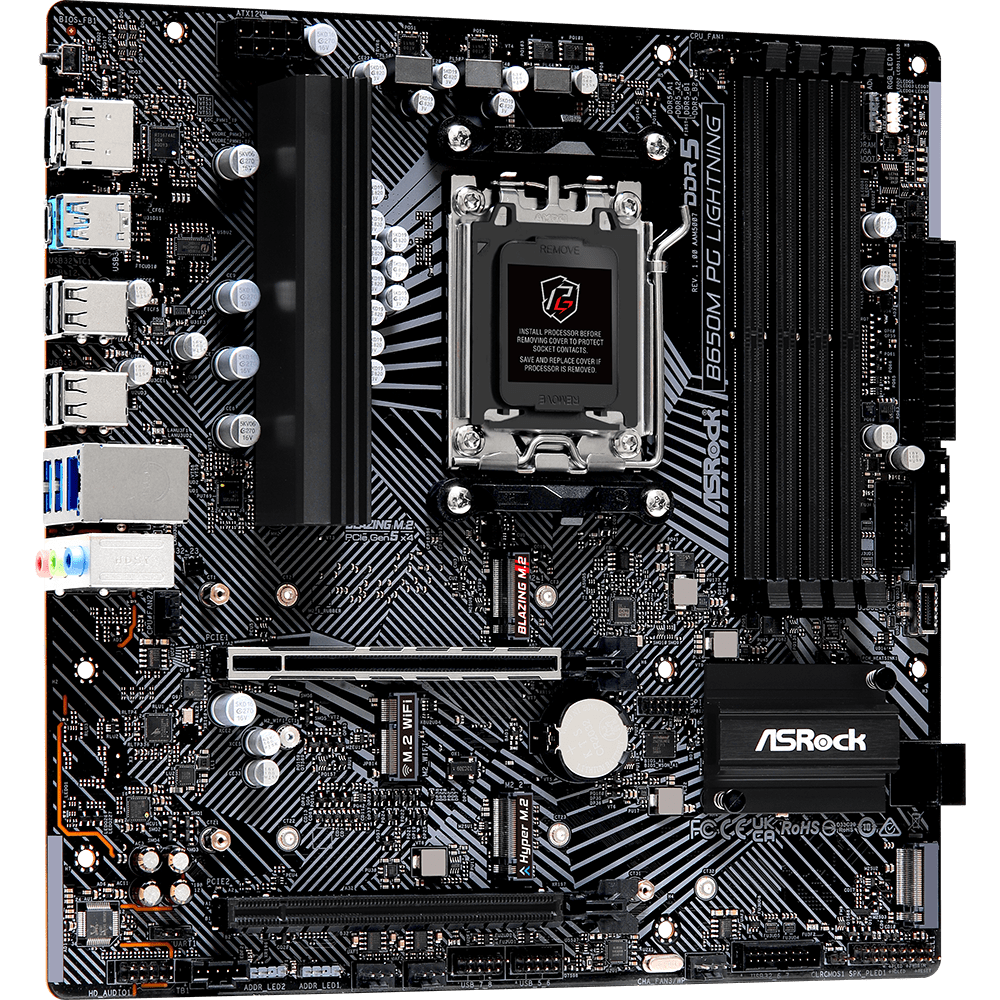 Mainboard ASRock B650M PG Lightning - Foto 3