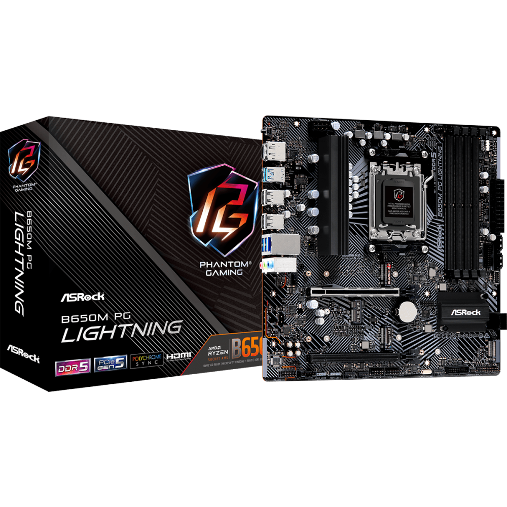 Mainboard ASRock B650M PG Lightning - Foto 5