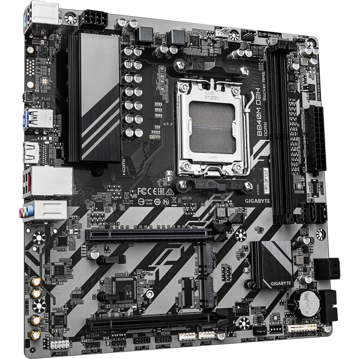 Motherboard Gigabyte B840M D2H - Foto 2