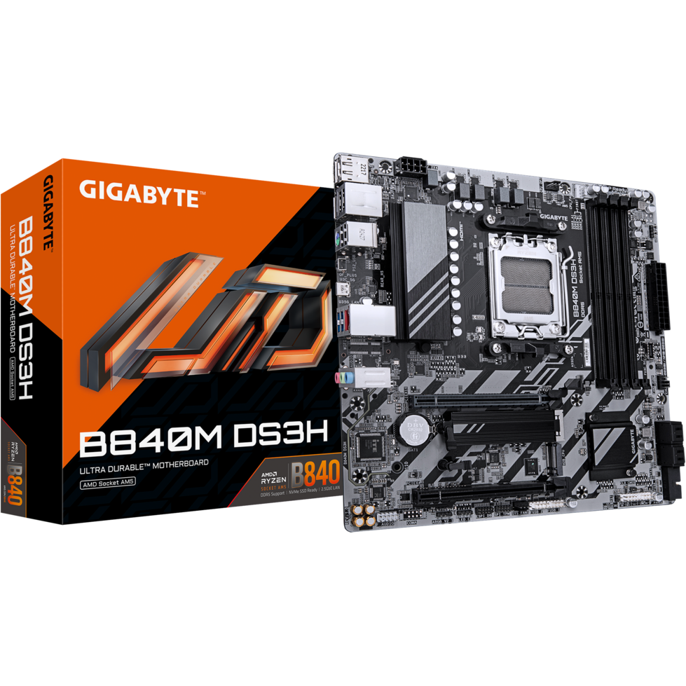Mainboard Gigabyte B840M DS3H - Foto 4